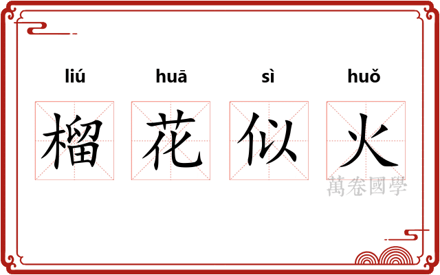榴花似火 榴花似火
