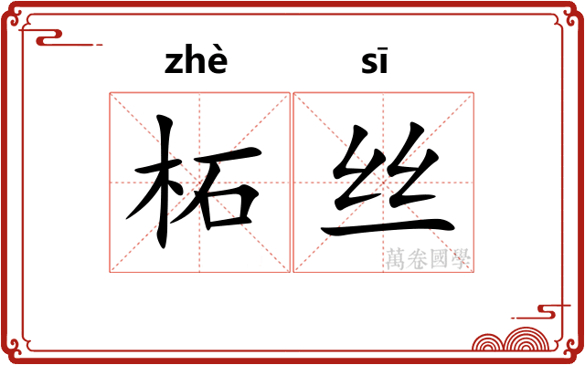 柘丝