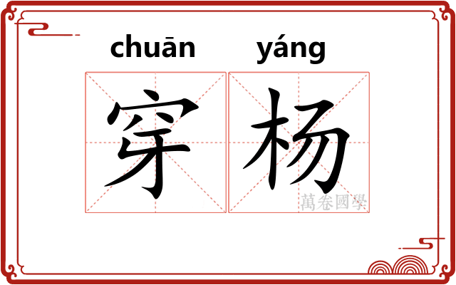 穿杨