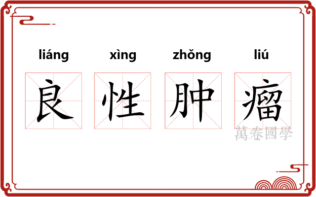 良性肿瘤 良性肿瘤