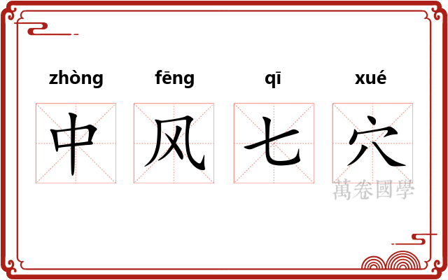 中风七穴