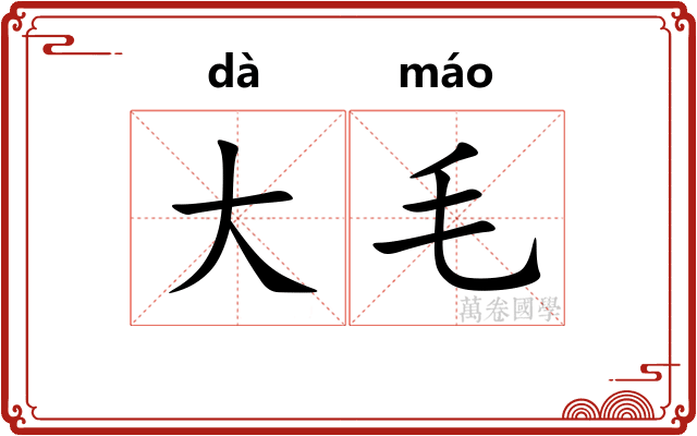 大毛