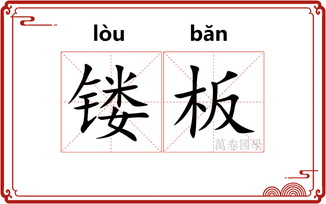 镂板