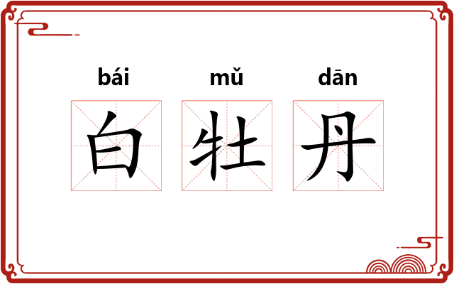 白牡丹