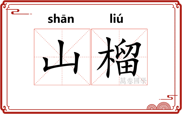 山榴