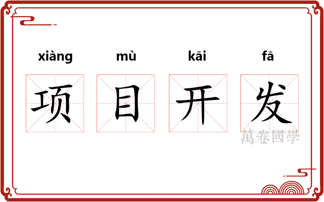 项目开发