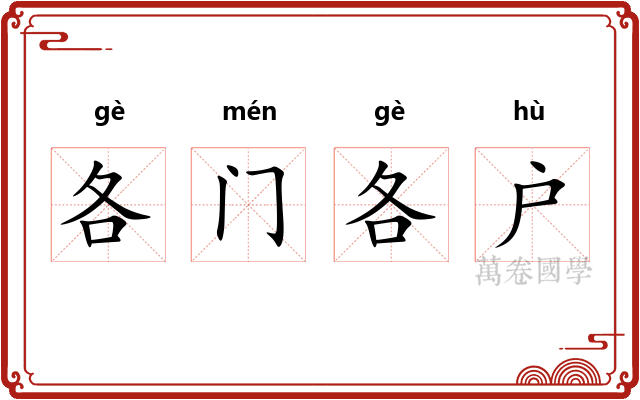 各门各户