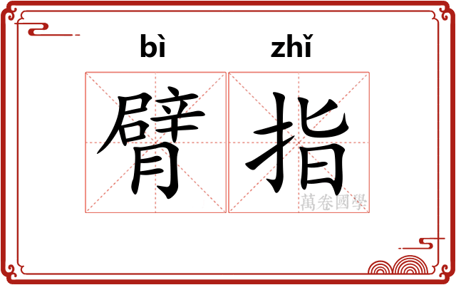 臂指
