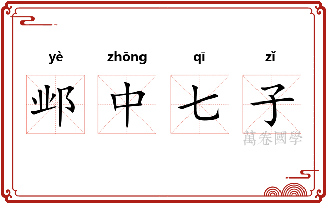 邺中七子 邺中七子
