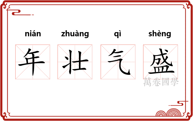 年壮气盛 年壮气盛