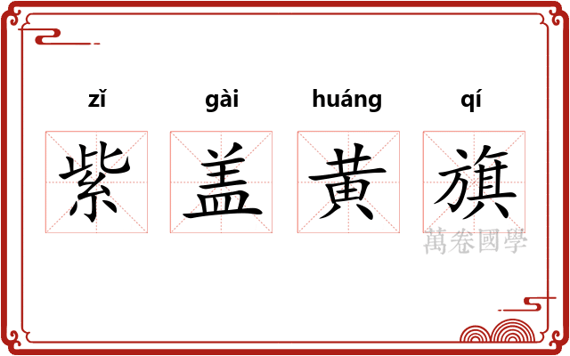 紫盖黄旗