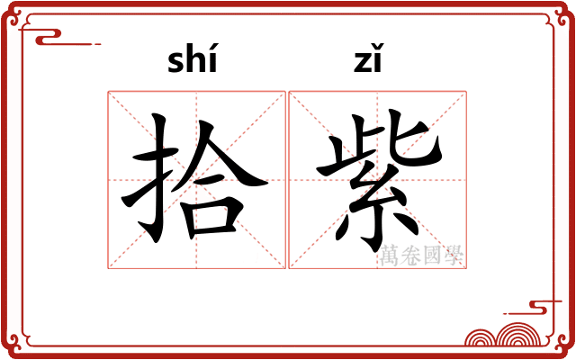 拾紫