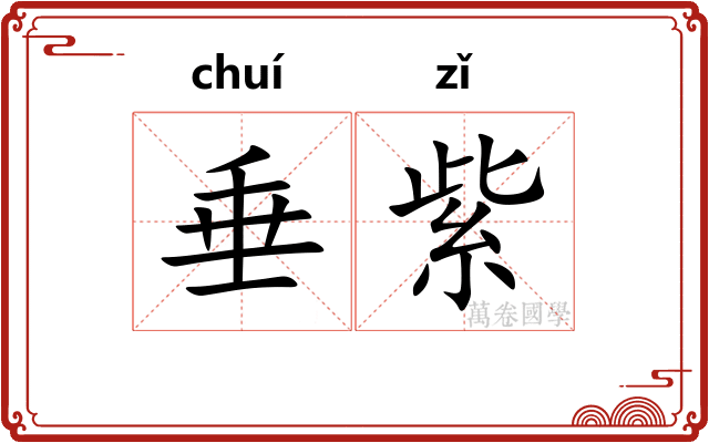 垂紫 垂紫