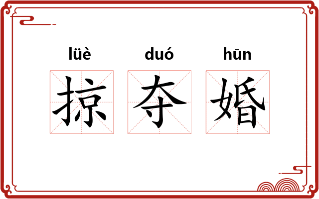 掠夺婚 掠夺婚