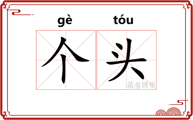 个头