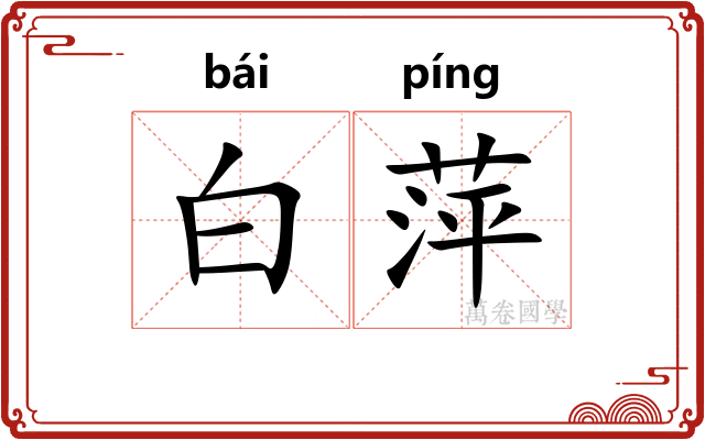 白萍 白萍