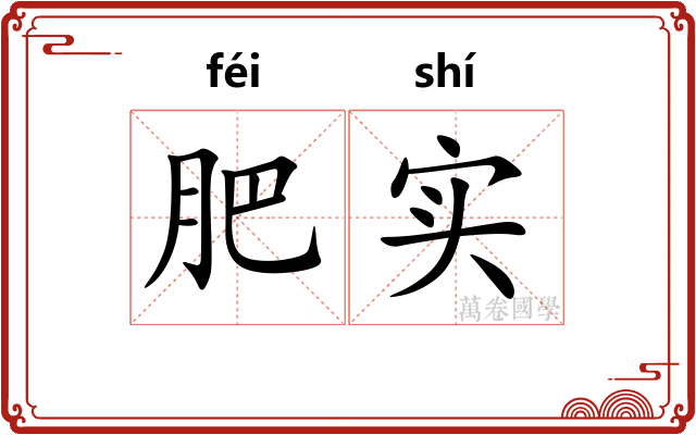 肥实