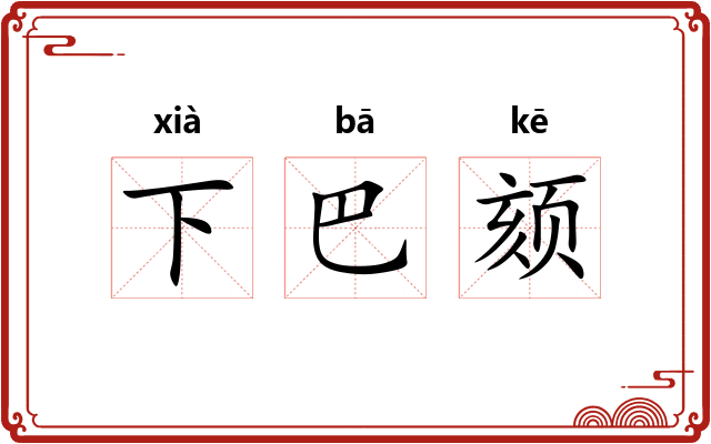 下巴颏