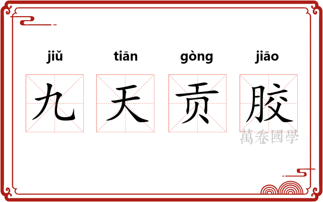 九天贡胶