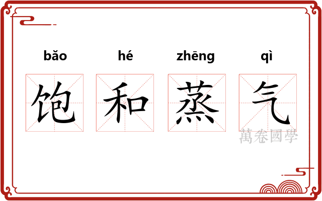 饱和蒸气