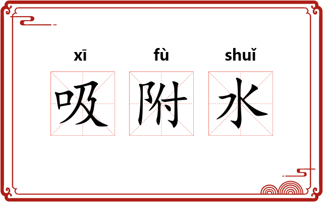 吸附水