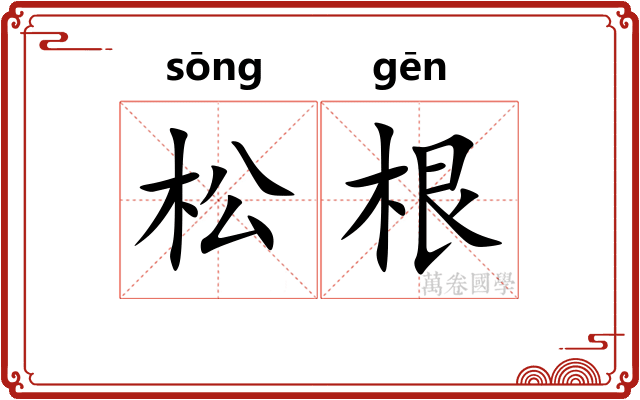 松根 松根