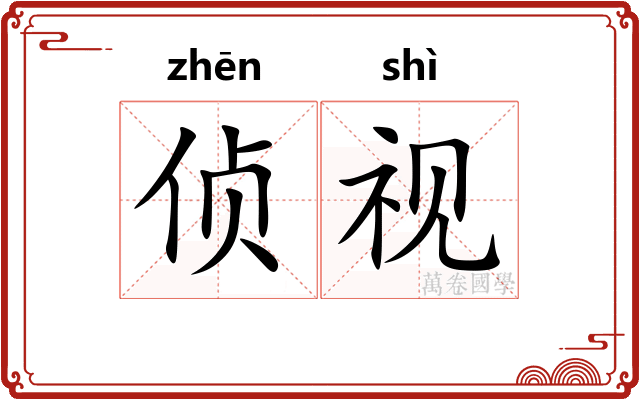 侦视