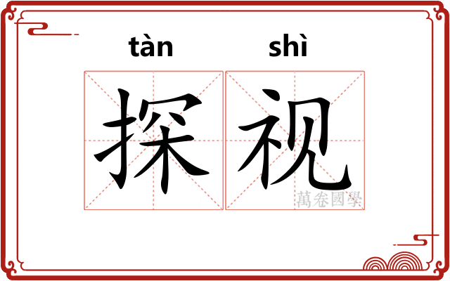 探视
