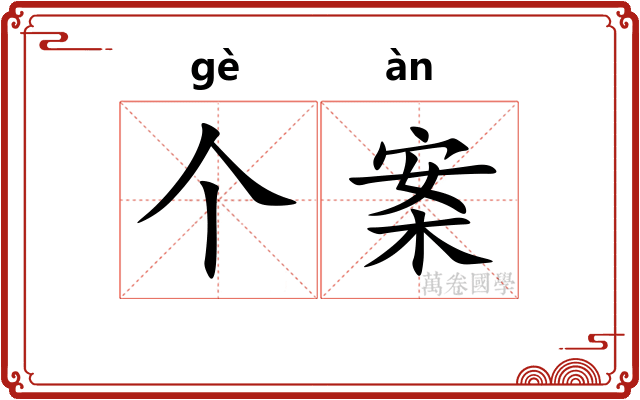 个案