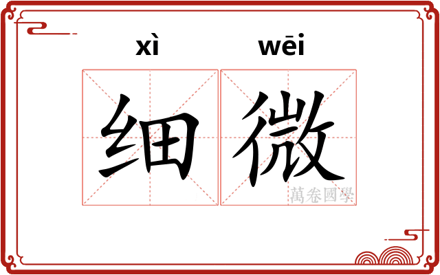细微
