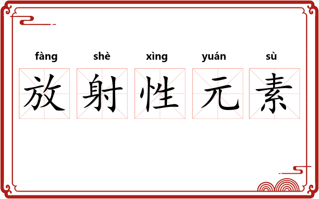 放射性元素