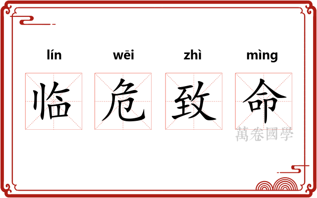 临危致命