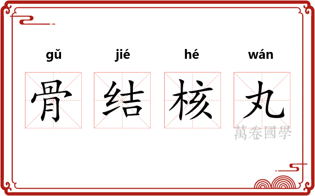 骨结核丸