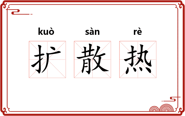 扩散热
