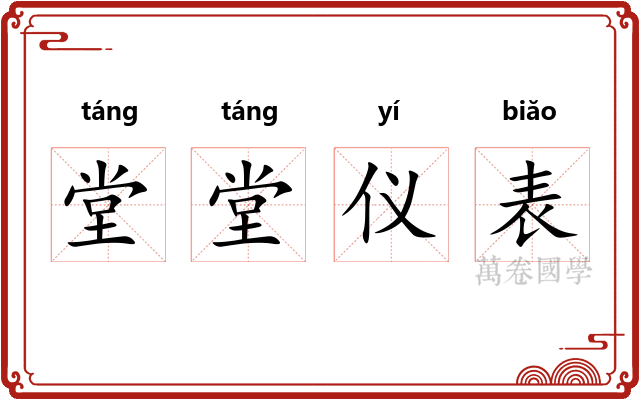 堂堂仪表 堂堂仪表