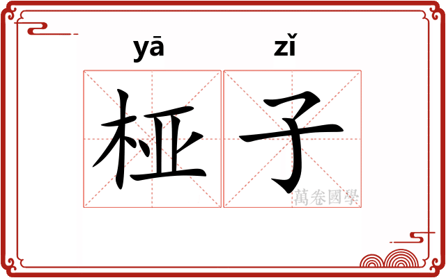 桠子
