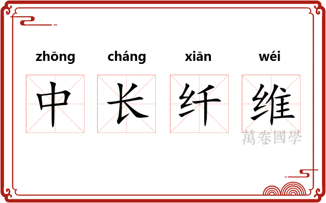 中长纤维