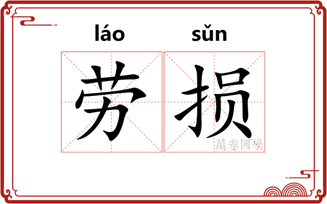 劳损 劳损