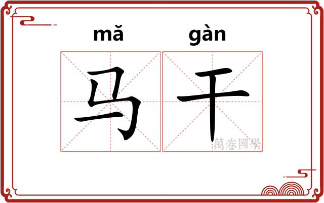 马干 马干