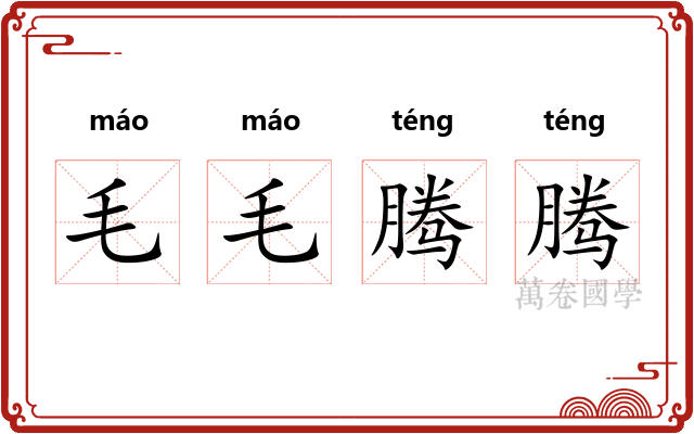 毛毛腾腾