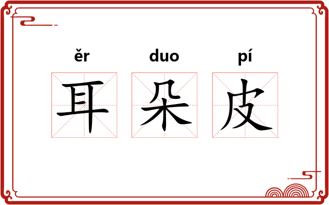 耳朵皮