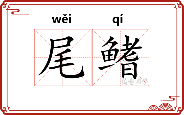 尾鳍