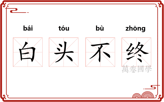 白头不终