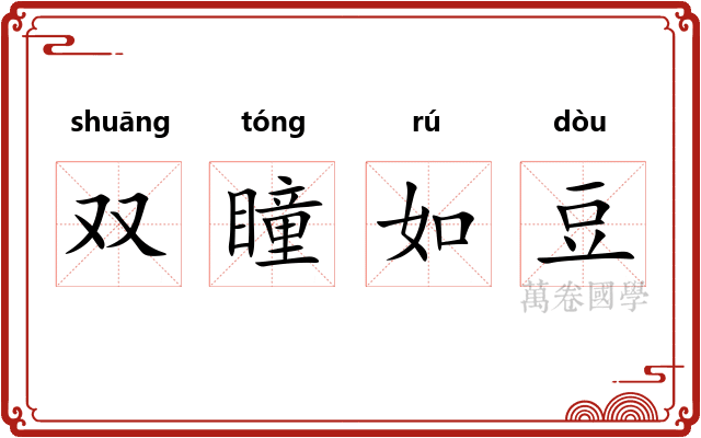 双瞳如豆 双瞳如豆