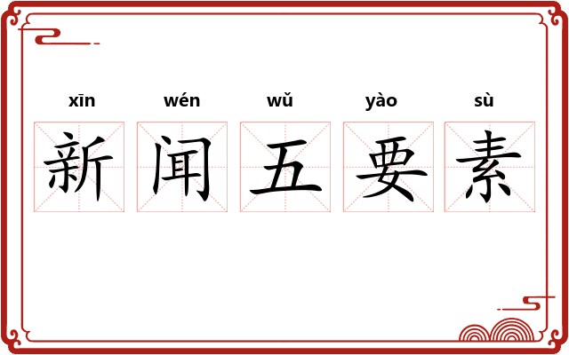 新闻五要素