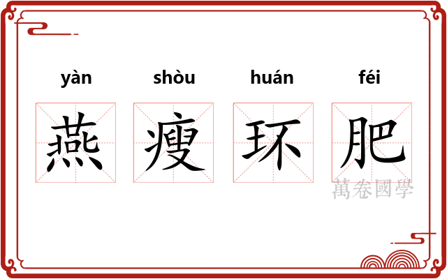 燕瘦环肥