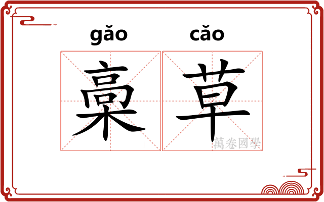 槀草