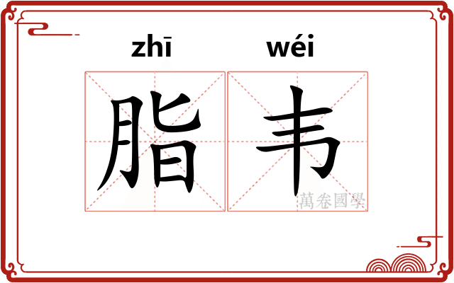 脂韦 脂韦