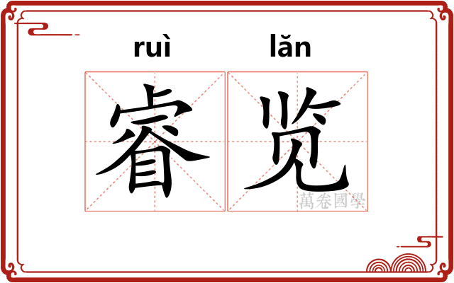 睿览