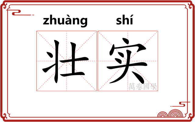 壮实